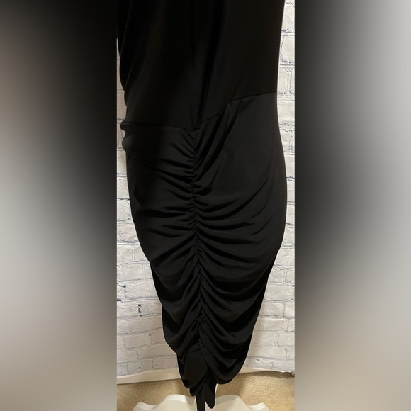 NWT Tiana B. Drape Neckline Ruched Accent 3/4 Sleeve Dress Large - Picture 4 of 10